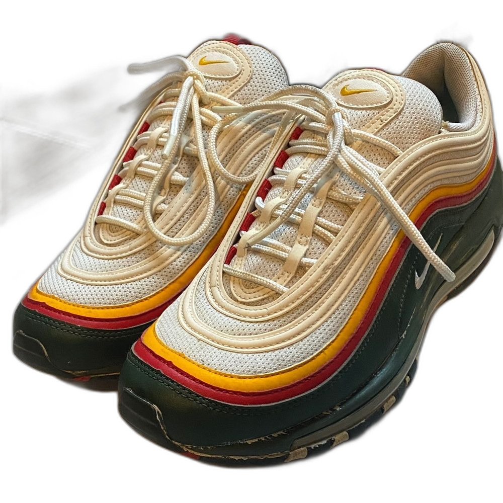 Nike Air Max 97 SE White Evergreen Men’s 10.5 Sneakers